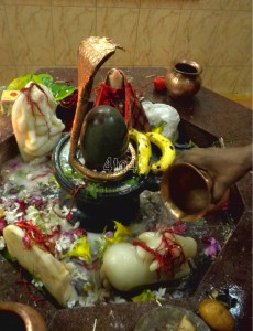 WORSHIP OF SHIVA (HIS SYMBOL THE LINGAM OR PENIS) IS DONE BY POURING MILK OVER IT, OR PLACING FOOD NEAR HIM.....GIVING MONEY, FLOWERS, MANY OTHER OFFERINGS.  PEOPLE OF BOTH GENDERS WORSHIP THE SHIVA LINGAM.  HAIL SHIVA LINGAM, HIS NIGHT IS CALLED SHIVATRI.