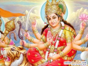 Durga, Our Mother God Durga is the epitome of the forceful Absolute, this Mother God is especially suitable for the age of Patriarchy – also called “Kali Yuga”  (an age where the lower forces of evil predominate)