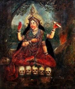 KALI COMES OUT OF DURGA TO KILL MEN:  MALE EXTINCTION
