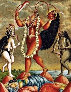 DURGA TURNED INTO KALI TO KILL MEN - MALE EXTINCTION - MUCH EXPLANATION WILL FOLLOW