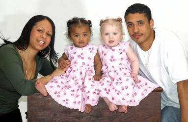 EACH PARENT BIRACIAL, WITH TWINS 