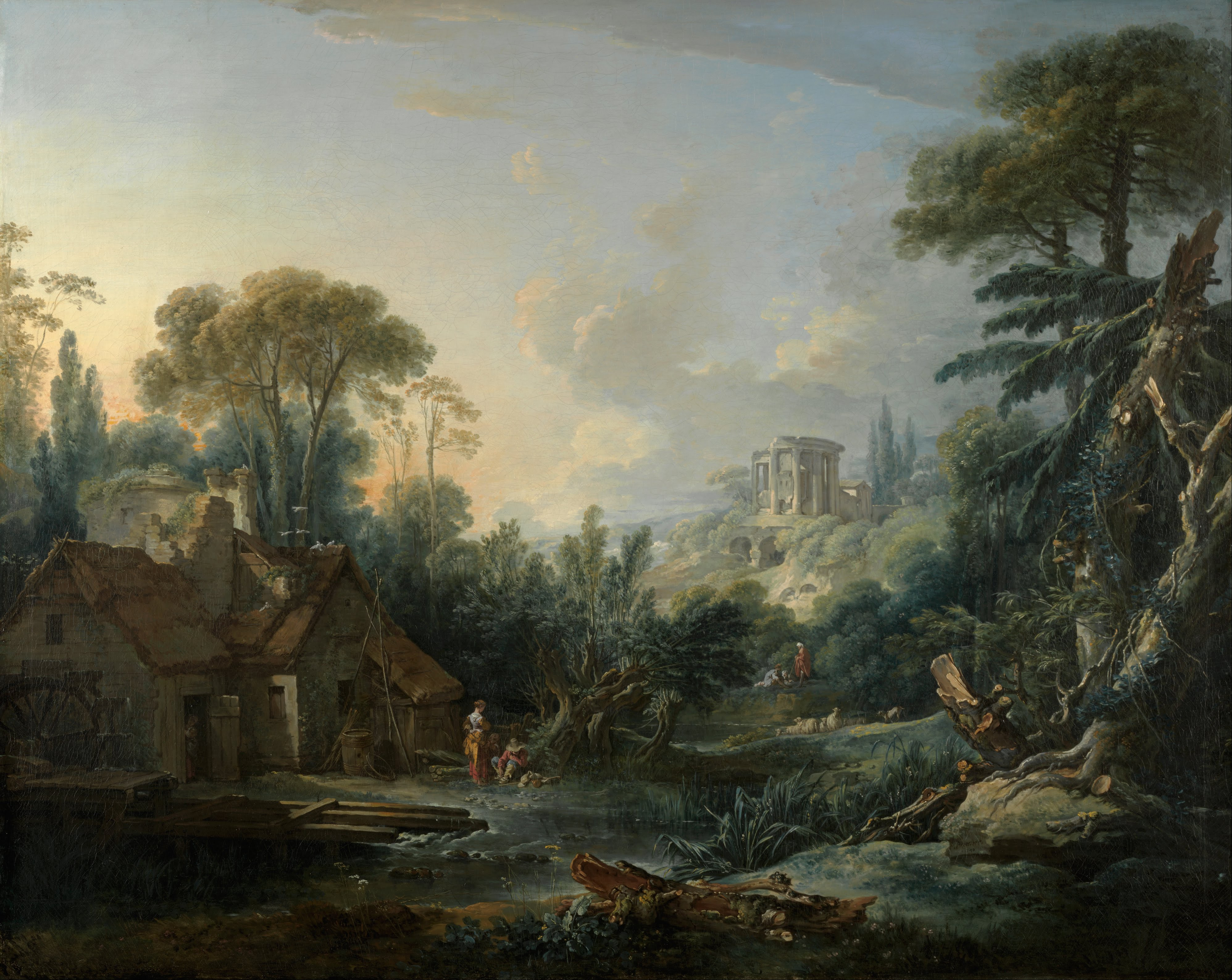 François_Boucher_-_Landscape_with_a_Water_Mill_-_Google_Art_Project